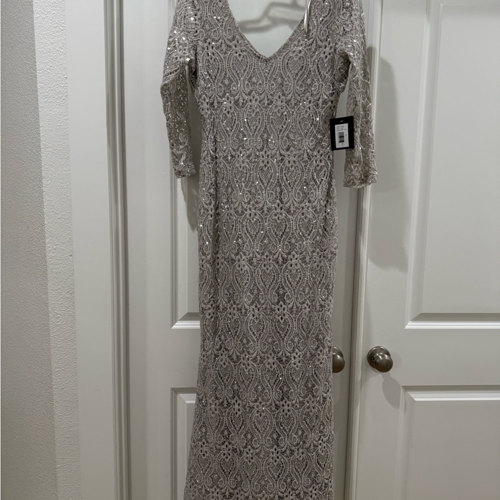 NWT Elegant Lace Evening Gown